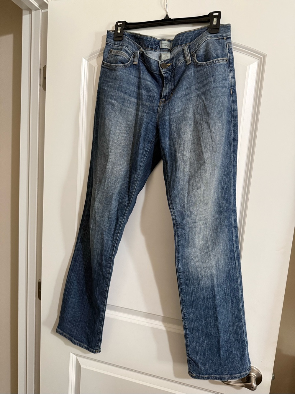 GAP Women's Straight-Leg Jeans in Blue Wash